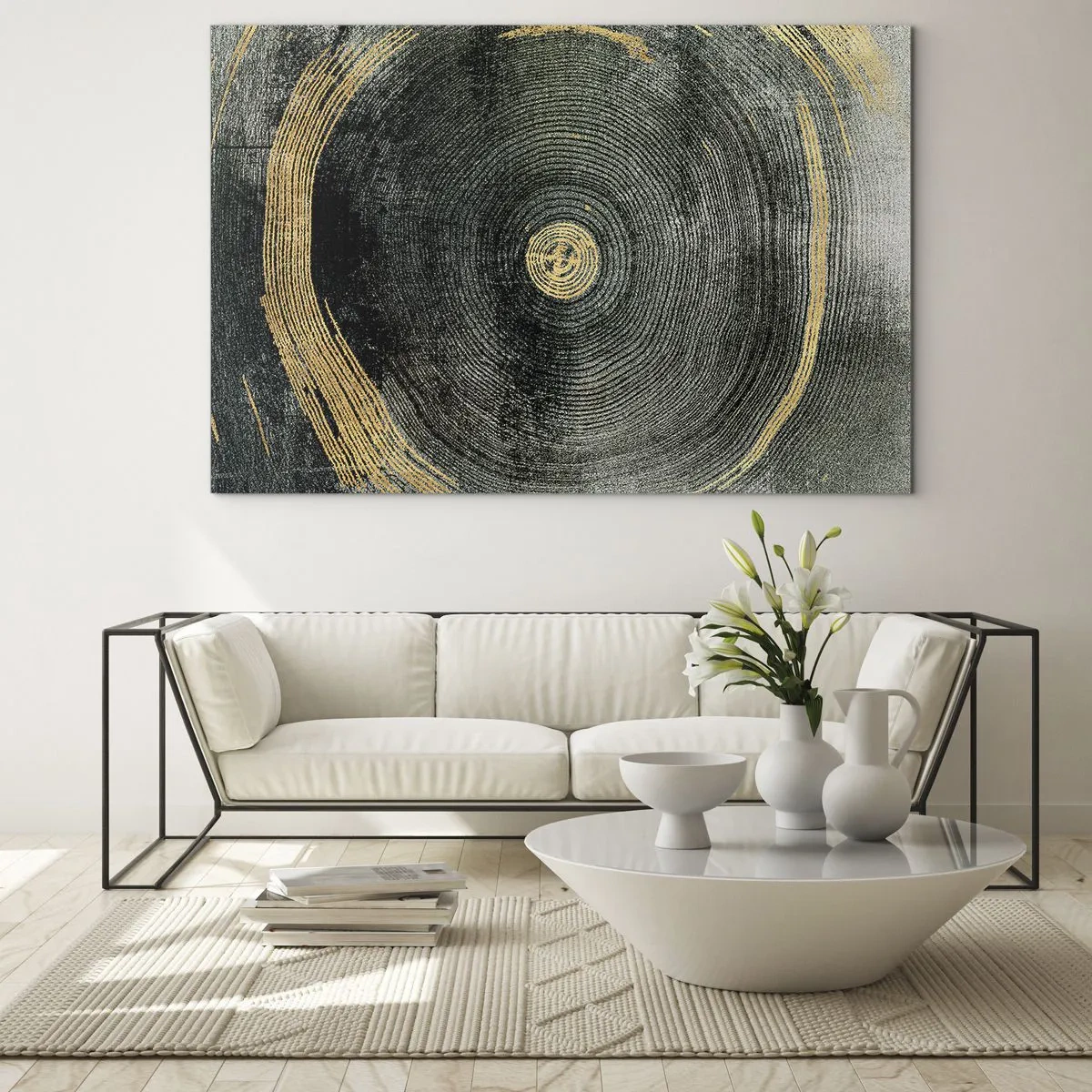 Obraz na skle - Zmena a trvanie - 100x70 cm