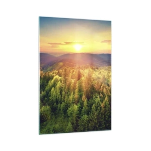 Obraz na skle - Vrcholky a vrcholy - 70x100 cm