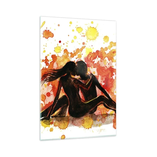 Obraz na skle - A bolo svetlo - 80x120 cm