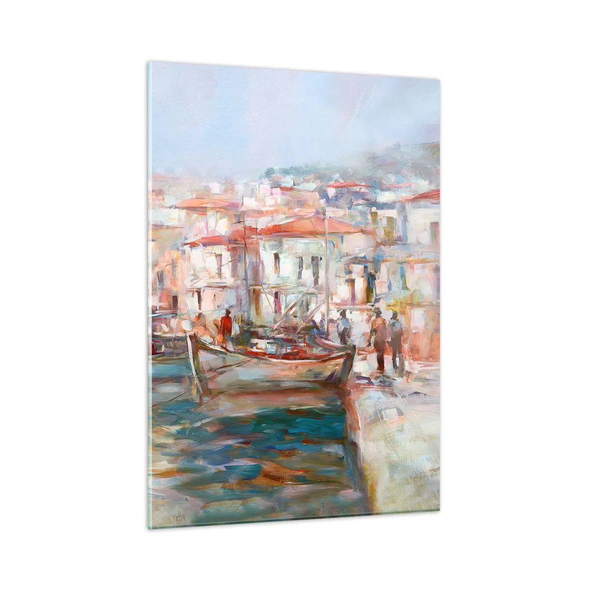 Obraz na skle - Pastelová dovolenka - 50x70 cm