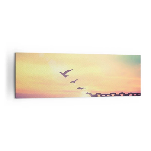 Obraz na plátne - Víťazstvo slobody - 160x50 cm