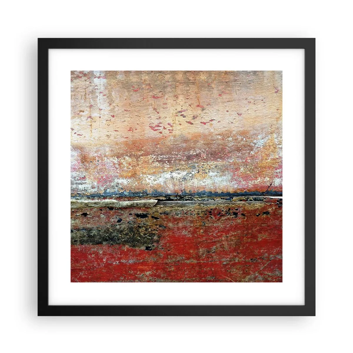 Plagát v čiernom ráme - Možno je to more - 40x40 cm