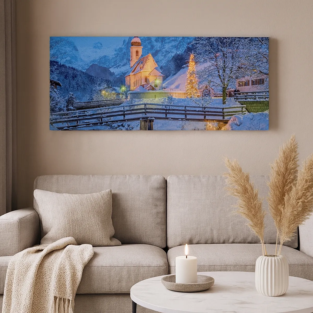 Obraz na plátne - Duch Vianoc - 30x30 cm