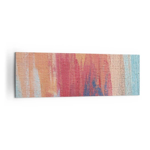 Obraz na plátne - Stekať dúhou - 160x50 cm
