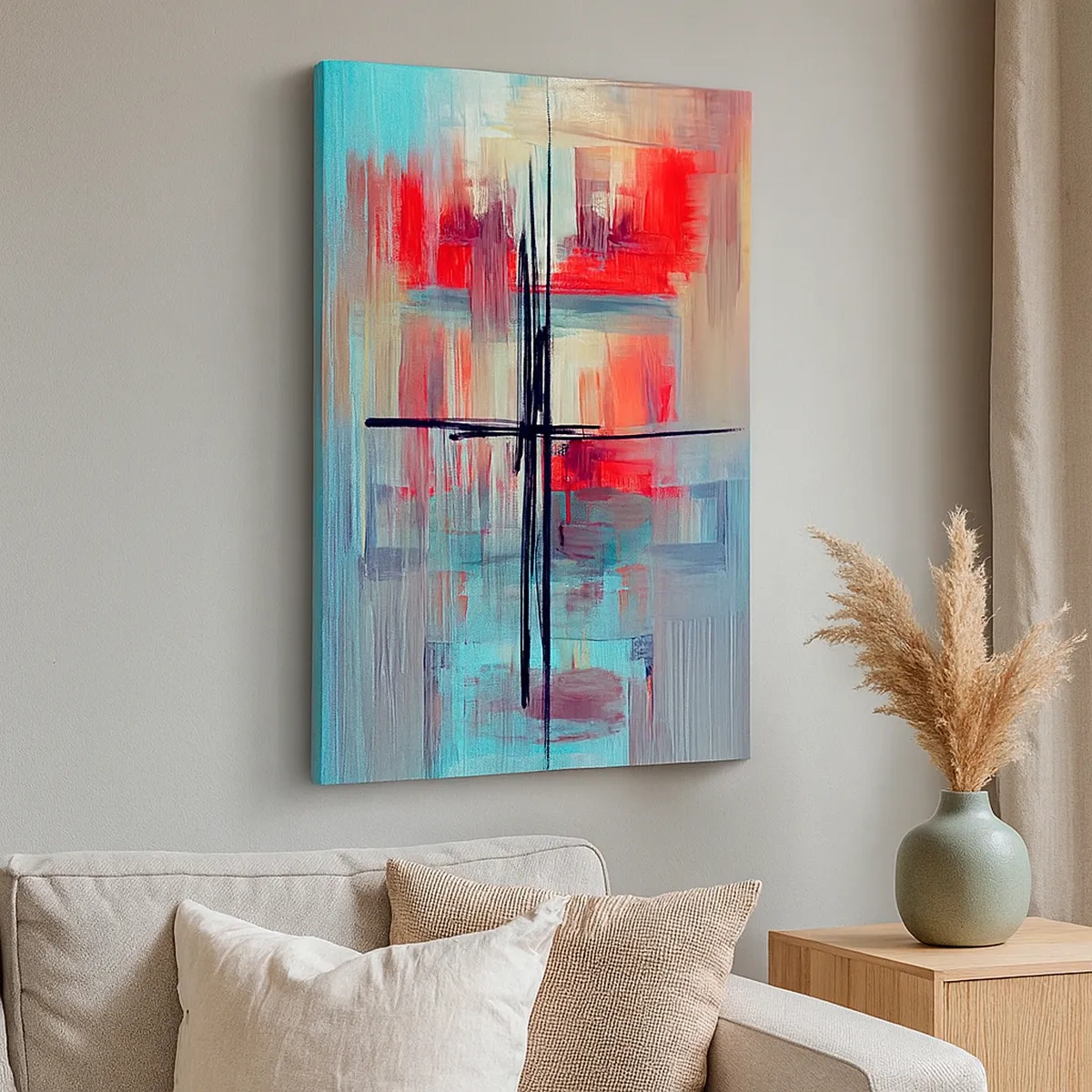 Obraz na plátne - Krajina v neznámej dimenzii - 50x70 cm