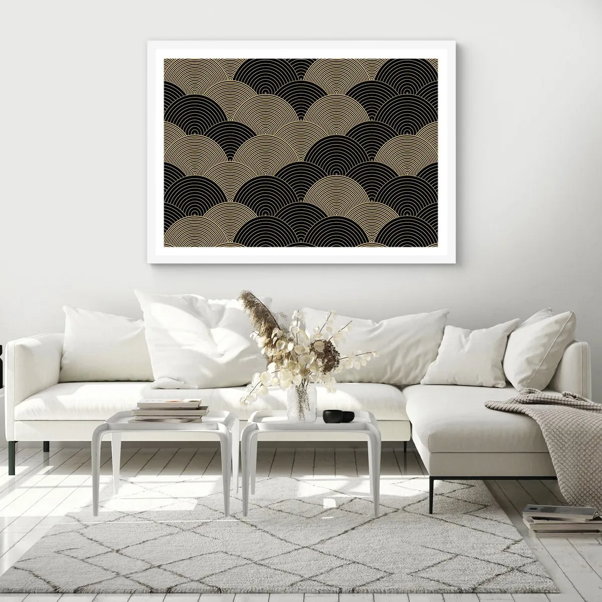 Plagát v bielom ráme - Jednota v mnohosti - 40x30 cm