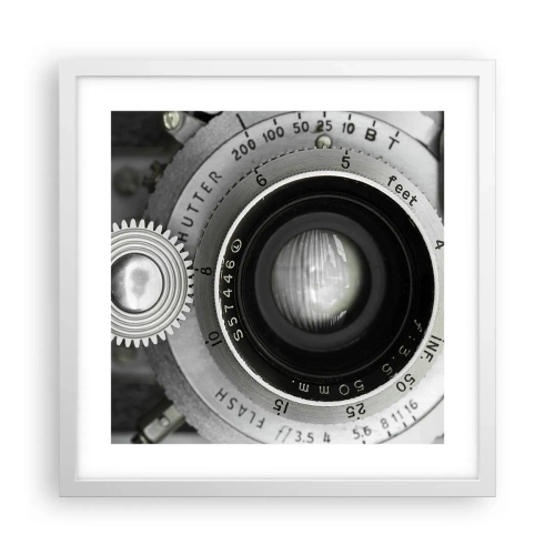 Plagát v bielom ráme - Príbeh o Hollywoode - 40x40 cm