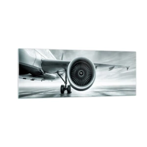 Obraz na skle - Toto je sila! - 140x50 cm