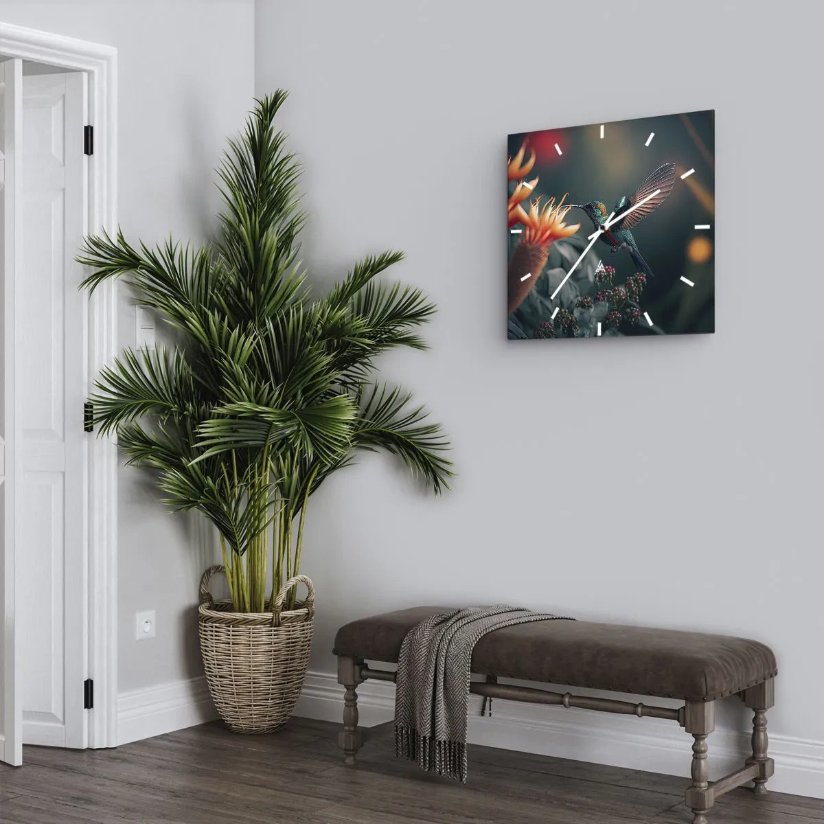 Nástenné hodiny - Skutočne pestrý život - 40x40 cm