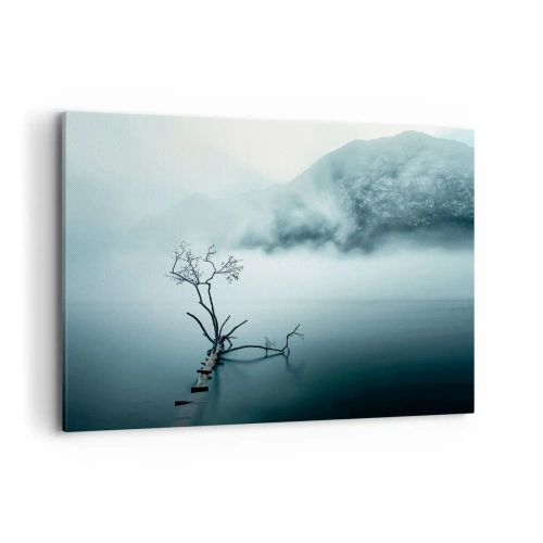 Obraz na plátne - Z vody a hmly - 100x70 cm