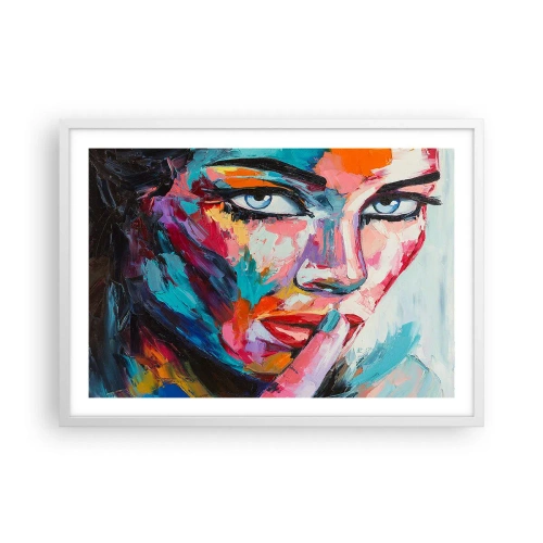 Plagát v bielom ráme - Naše prvé tajomstvo - 70x50 cm