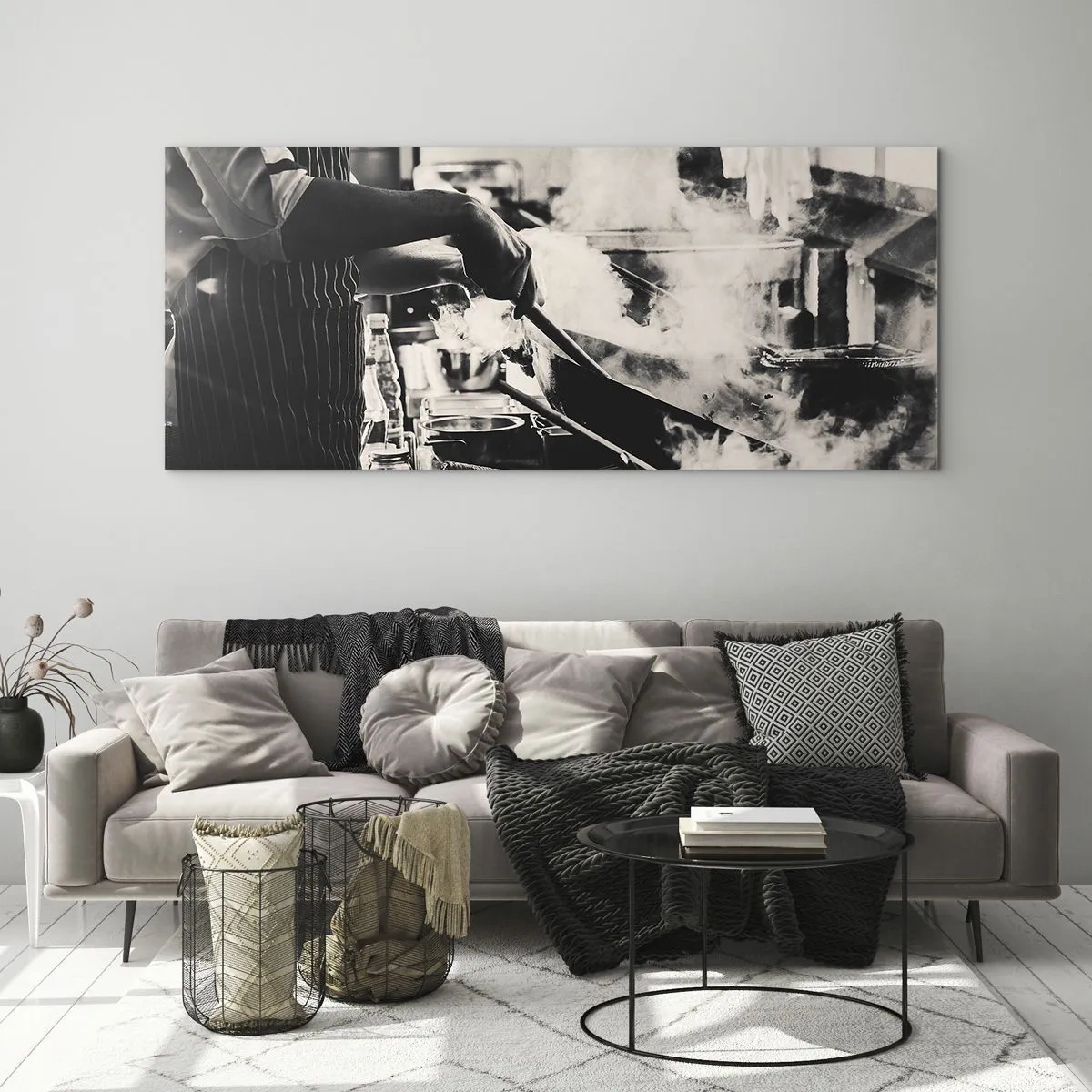 Obraz na skle - Alchýmia chutí - 160x50 cm