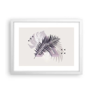 Plagát v bielom ráme - Tieň tieňa - 40x30 cm