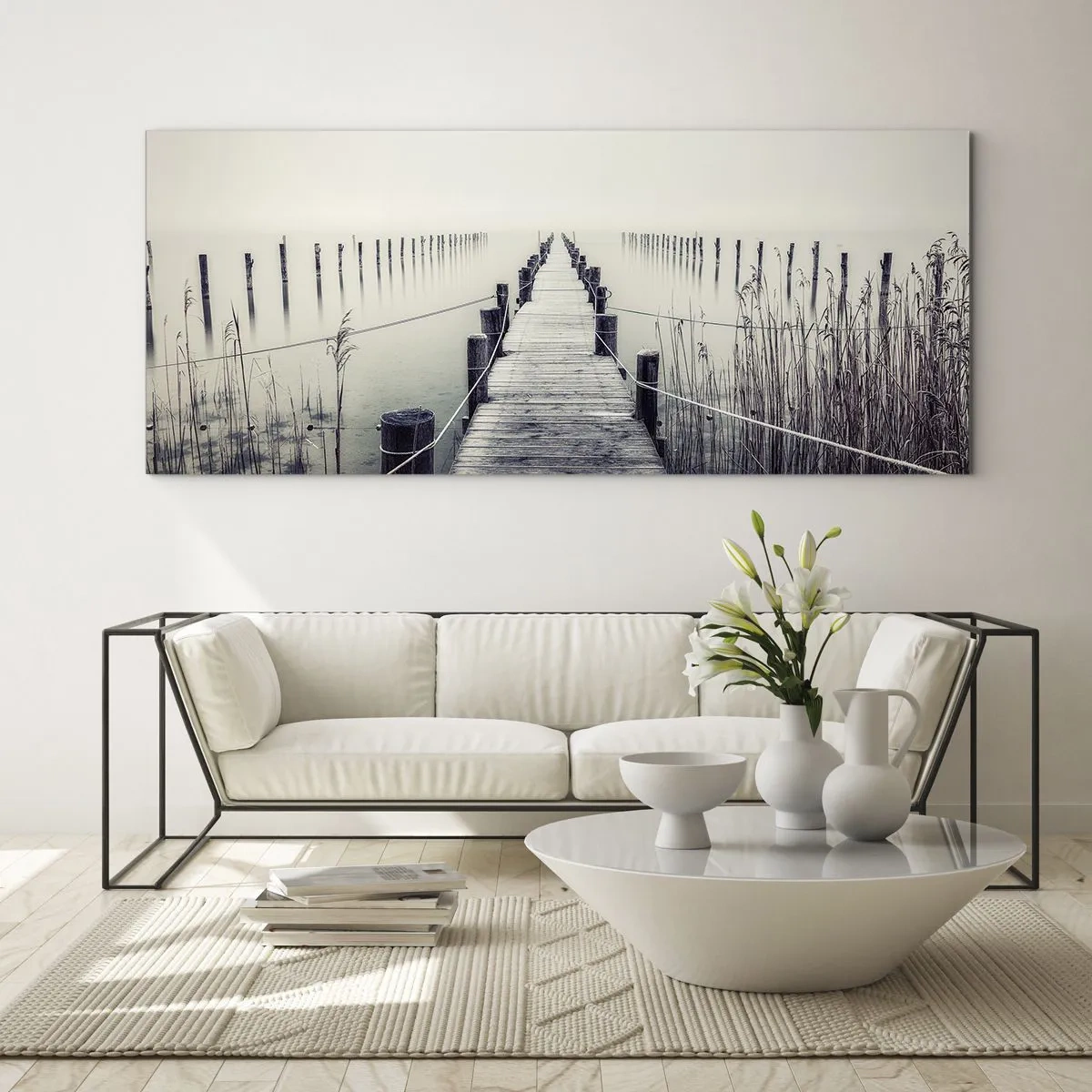 Obraz na skle - Ponor sa do pokoja - 100x40 cm