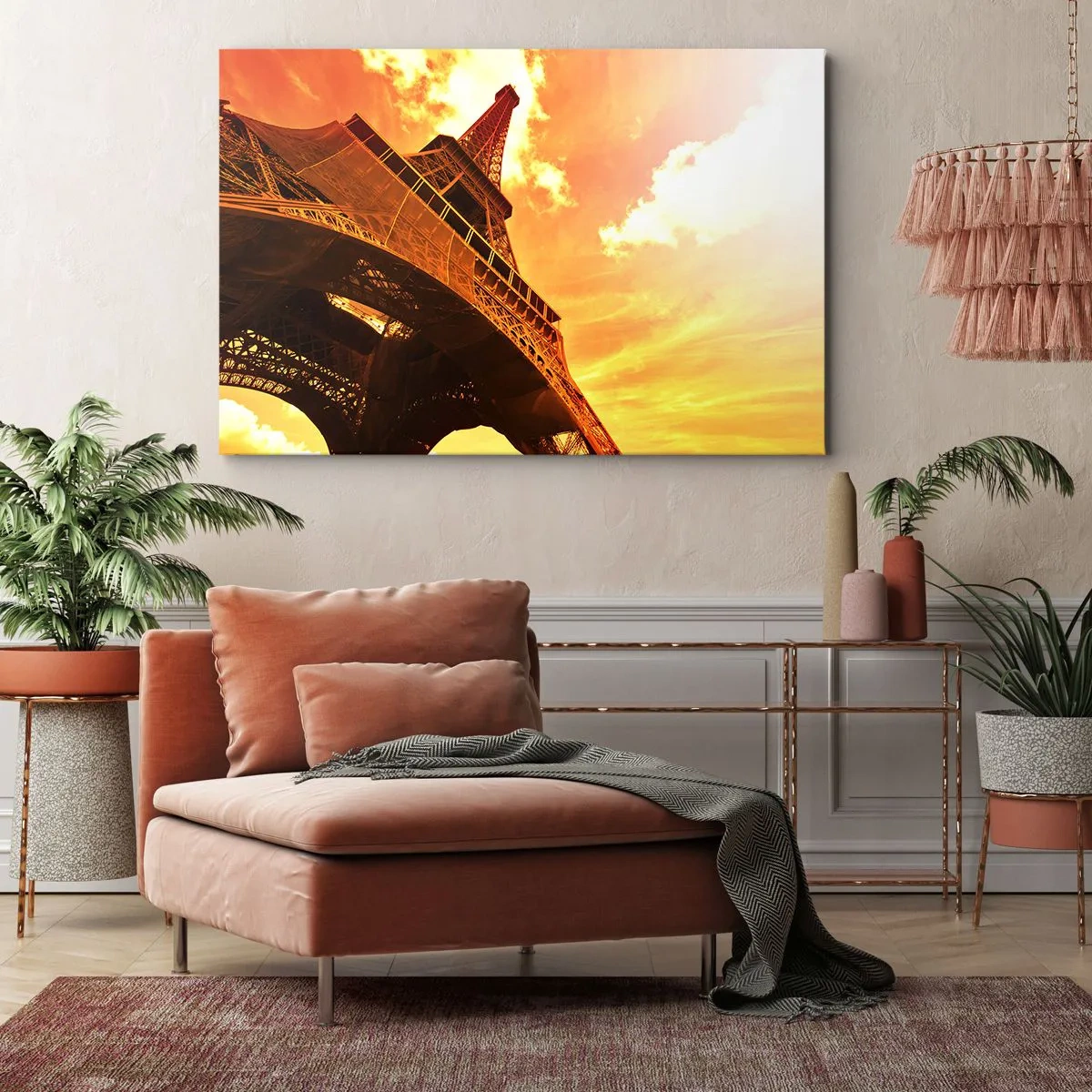 Obraz na plátne - Monumentálna, pretože je pozlátená slnkom - 120x80 cm