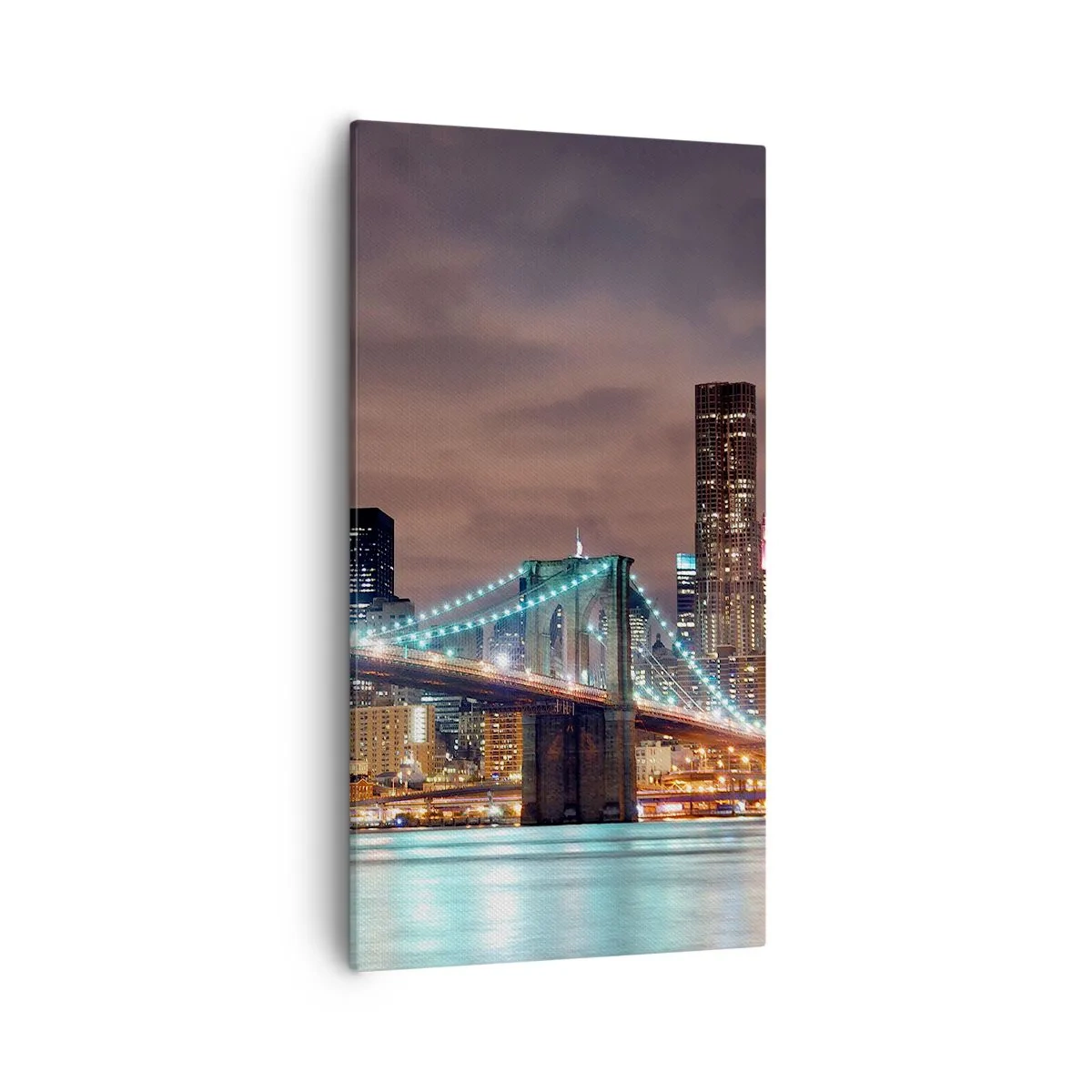 Obraz na plátne - Svetlá veľkomesta - 55x100 cm