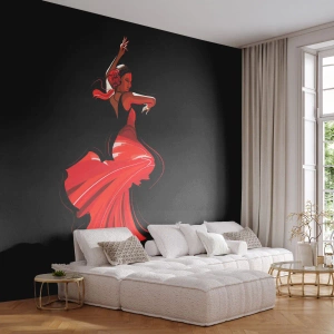 Fototapeta Standard Eco - Horúca duša flamenco - tanečnica, Flamenco, Tancujte - 400x280 cm
