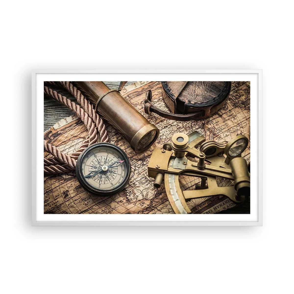 Plagát v bielom ráme - Urči smer - 91x61 cm