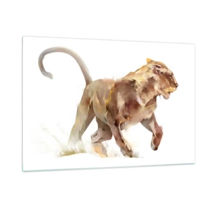 Obraz na skle - Divoká elegancia - 120x80 cm