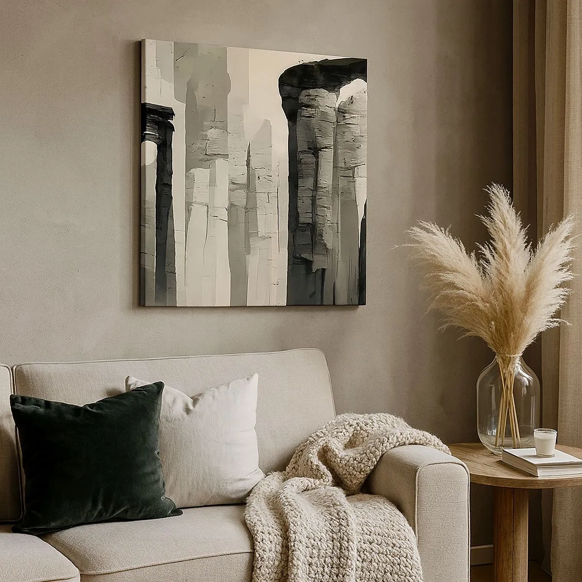 Obraz na plátne - Majestátnosť starožitnosti - 30x30 cm