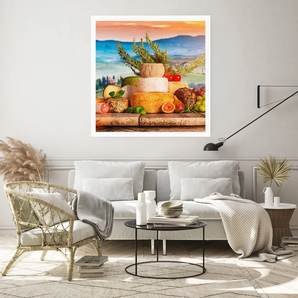 Plagát - Talianska radosť zo života - 40x40 cm