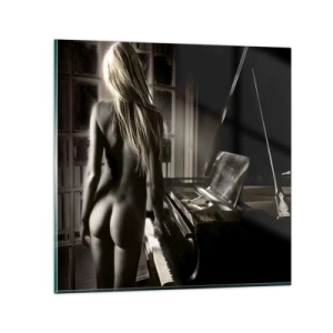 Obraz na skle - Dokonalá harmónia večera - 60x60 cm