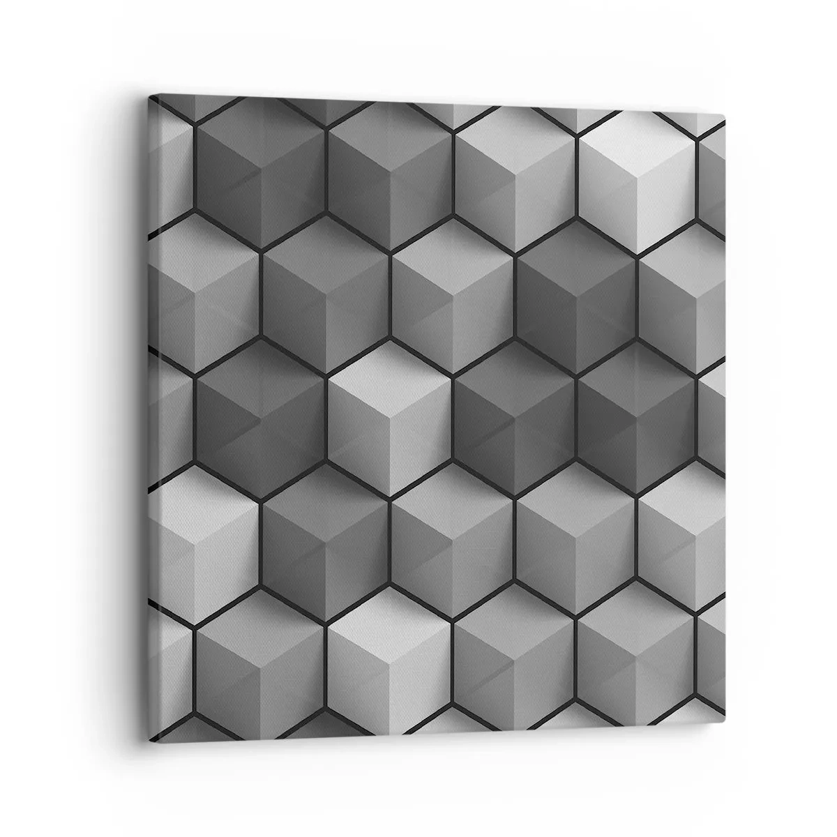 Obraz na plátne - Kubistické puzzle - 30x30 cm