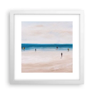 Plagát v bielom ráme - Prirodzená potreba - 30x30 cm