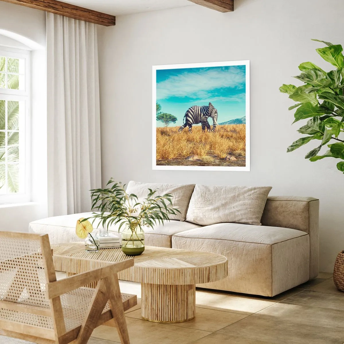 Plagát - Šedá už nie je v móde - 50x50 cm