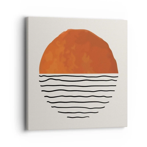 Obraz na plátne - V japonskej atmosfére - 40x40 cm