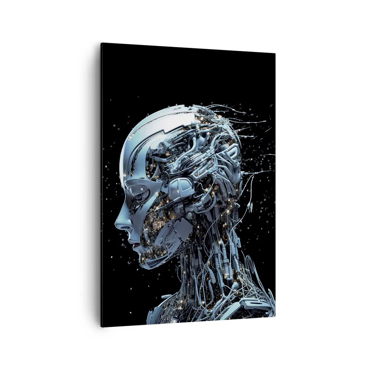 Obraz na plátne - Technológia je žena - 70x100 cm