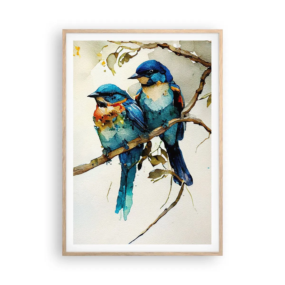 Plagát v ráme zo svetlého duba - Urazil sa? - 70x100 cm