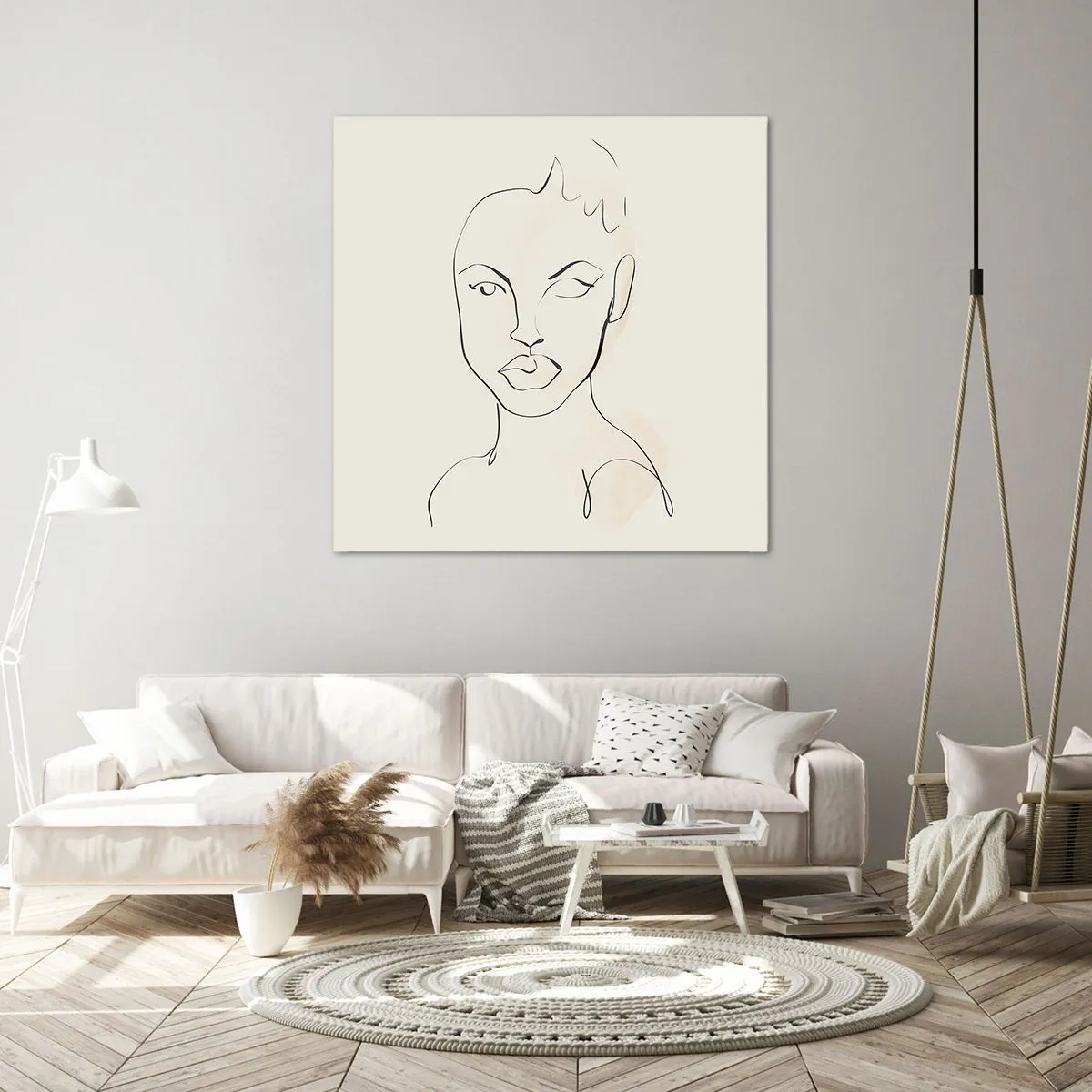 Obraz na plátne - Obrys zmyselnosti - 60x60 cm