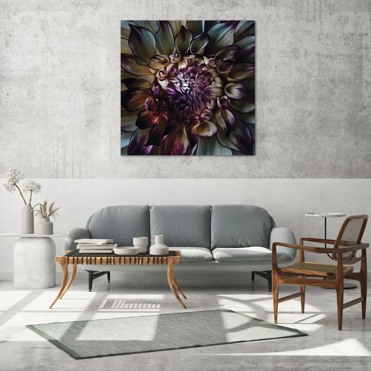 Obraz na skle - Rozkvet mladosti - 50x50 cm