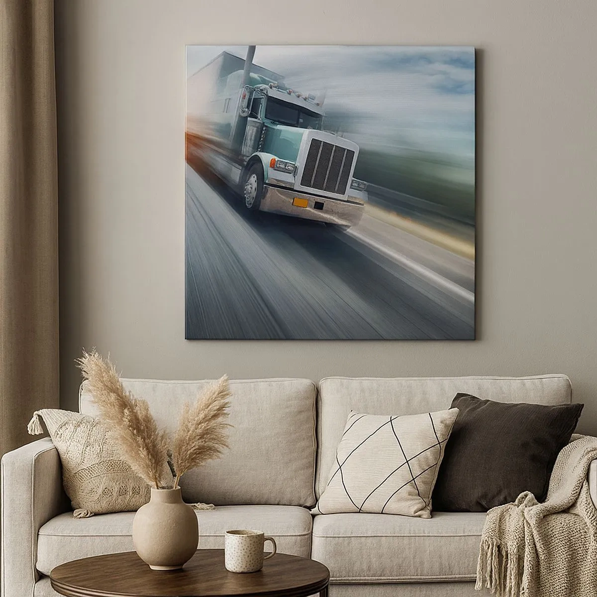 Obraz na plátne - Americký obor v rýchlosti - 30x30 cm