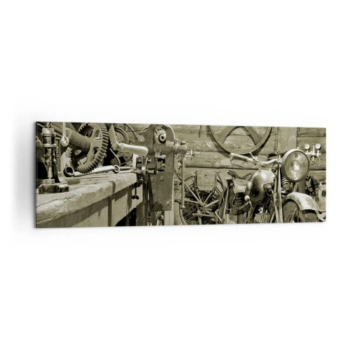 Obraz na plátne - V kôlni strýka Mariána - 160x50 cm