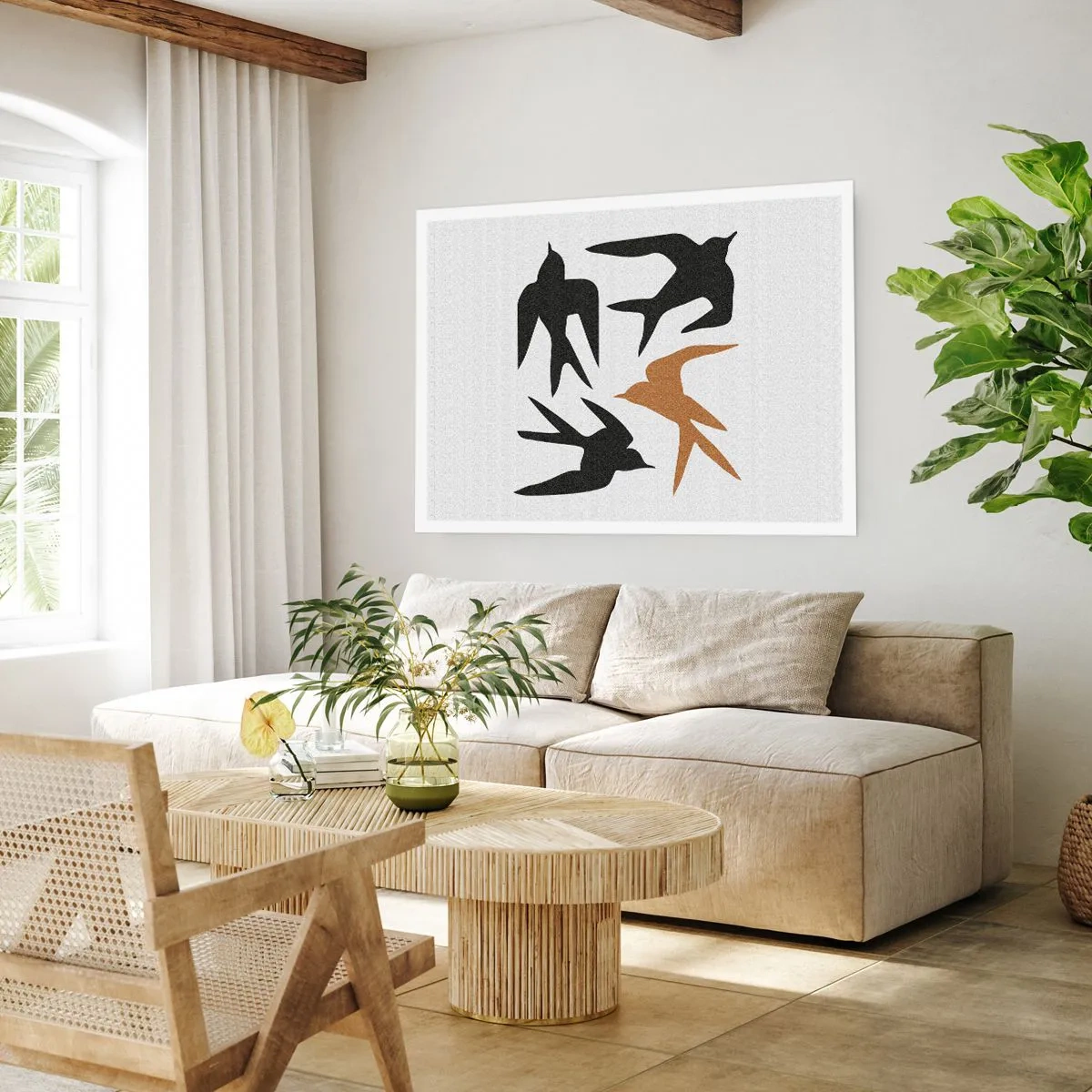 Plagát - Lastovičky - 100x70 cm