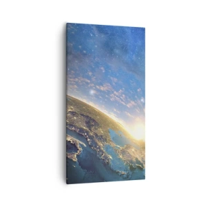 Obraz na plátne - Pozrime sa na seba s odstupom - 55x100 cm
