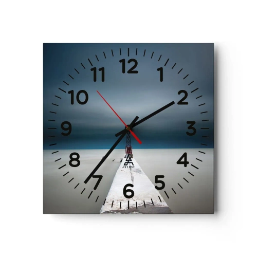 Nástenné hodiny - Stretnúť sa s nekonečnom - 30x30 cm