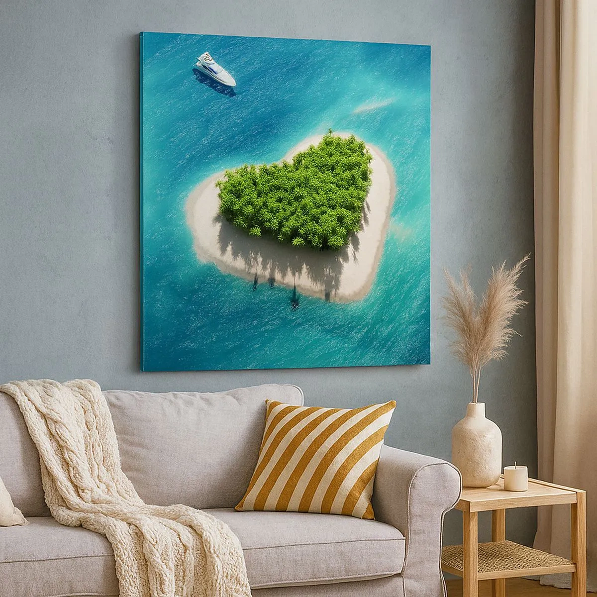 Obraz na plátne - Milujem leto - 30x30 cm