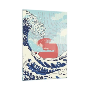 Obraz na skle - Z japonských inšpirácií - 50x70 cm
