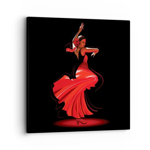 Obraz na plátne - Horúca duša flamenco - 30x30 cm