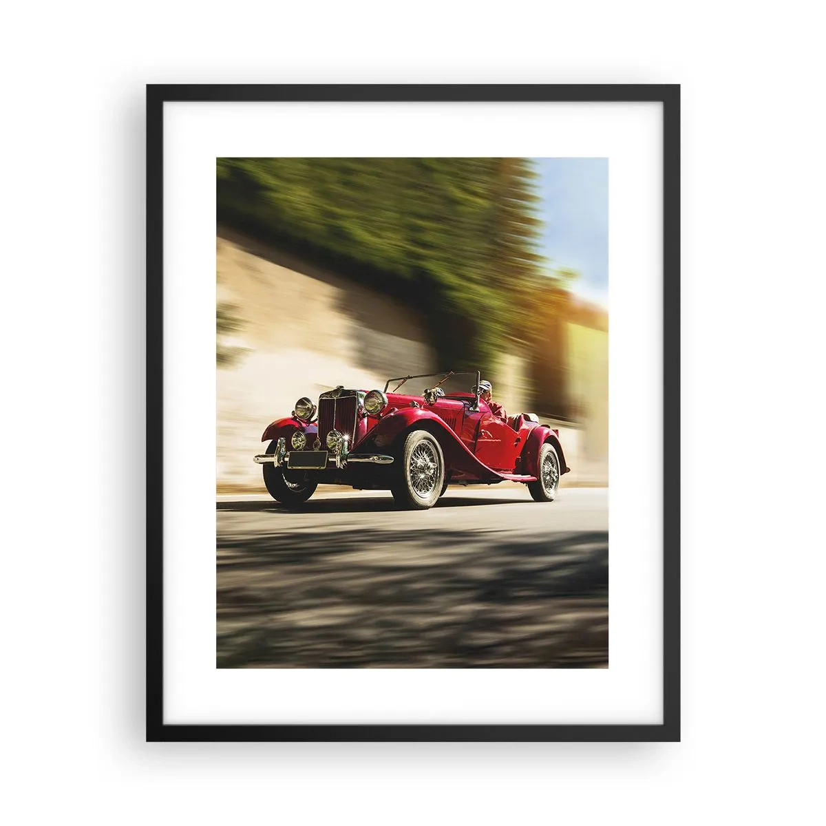 Plagát v čiernom ráme - Krajšia ako Níke Samotrácka - 40x50 cm