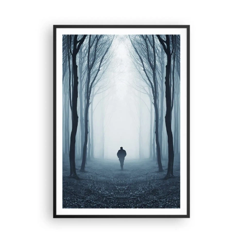 Plagát v čiernom ráme - A všetko jednoduché a jasné - 70x100 cm