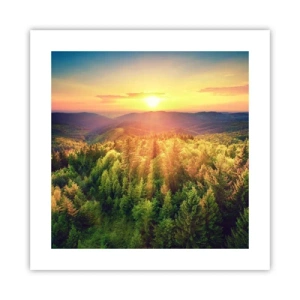 Plagát - Vrcholky a vrcholy - 40x40 cm