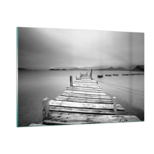 Obraz na skle - Za horami, za morom - 120x80 cm