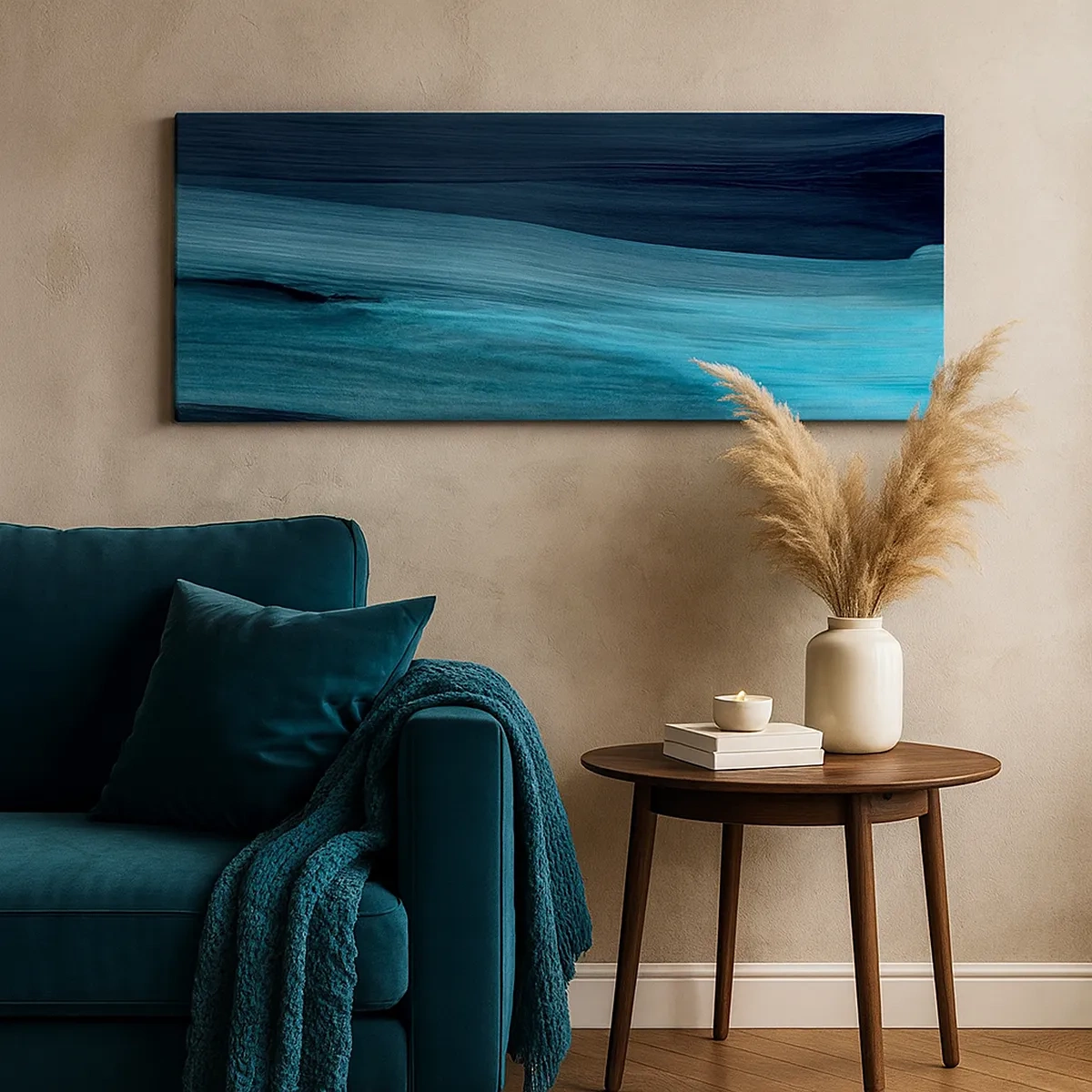 Obraz na plátne - Plávaj s prúdom - 30x30 cm