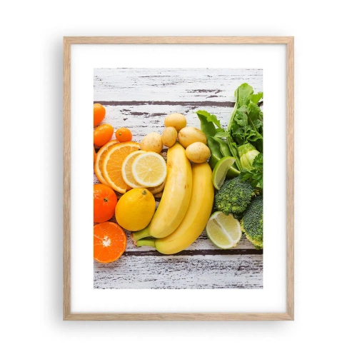 Plagát v ráme zo svetlého duba - To nestačí? - 40x50 cm