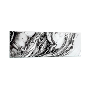 Obraz na skle - Na začiatku bol chaos - 160x50 cm