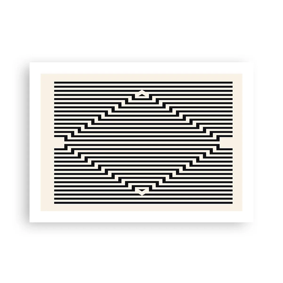 Plagát - Geometrická ilúzia - 70x50 cm